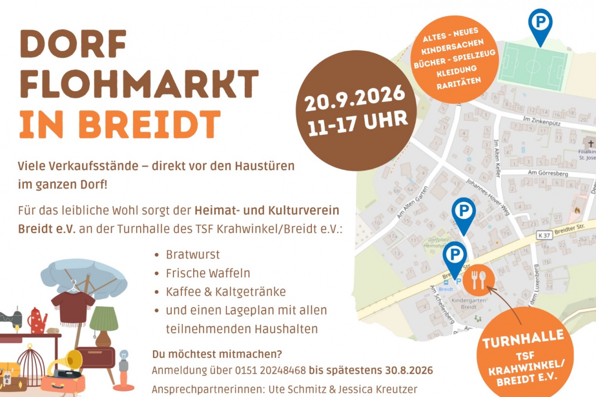 Dorfflohmarkt Breidt 2026